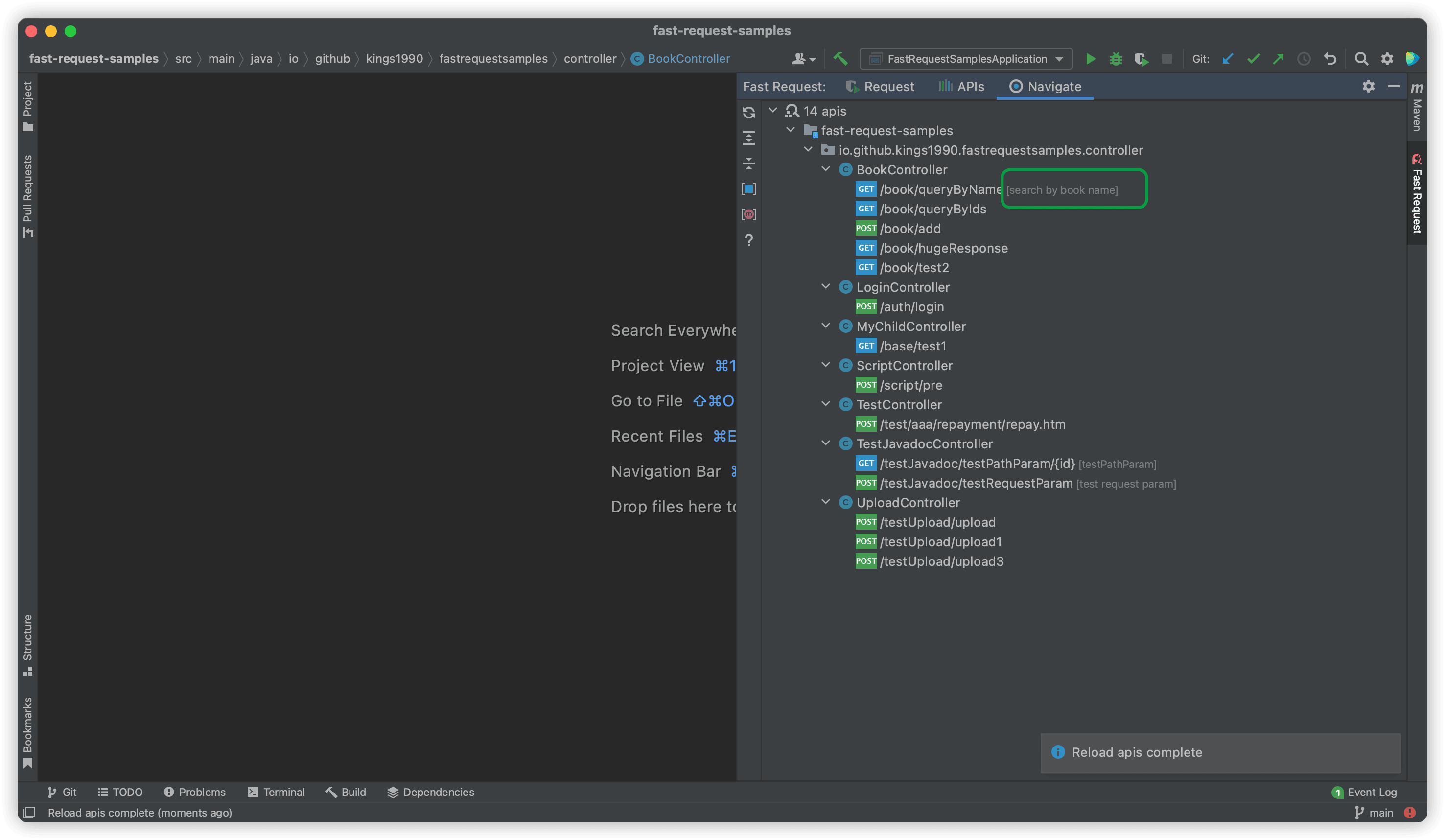 showCommentInNavigate